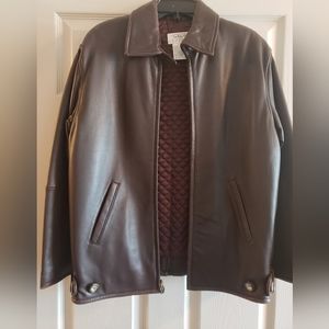 Leather Jacket- Brown